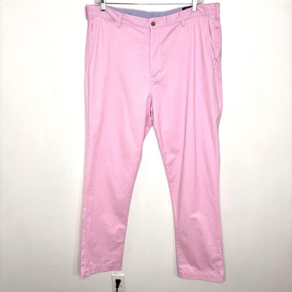 Polo Ralph Lauren Pants 40T/36 Pink Chinos Classic Preppy Golf Business Casual